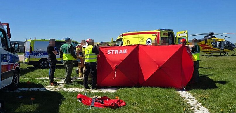 Organizator skoków wydał oświadczenie po śmierci spadochroniarza
