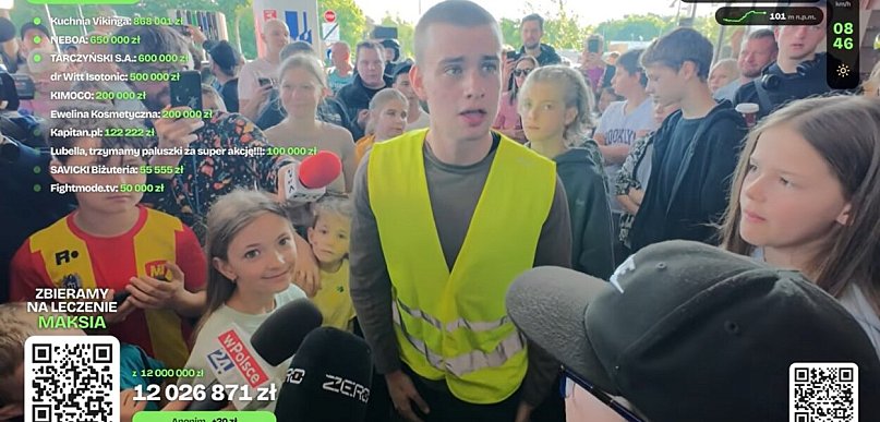 Łatwogang zebrał pieniądze dla Maksia! Jedzie dalej i zbiera na Adasia!