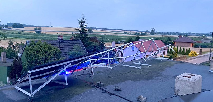 Burza przysporzyła pracy strażakom. Mieli mnóstwo interwencji (zdjęcia)