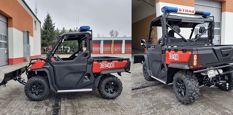 Strażacy mają nowego quada do zadań specjalnych i będą tworzyć schron - 81790