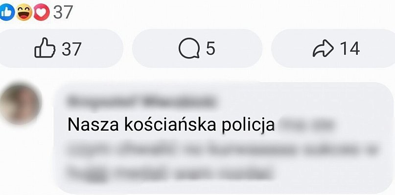 Mandat za wulgarne słowa w komentarzu pod policyjną informacją na fejsie
