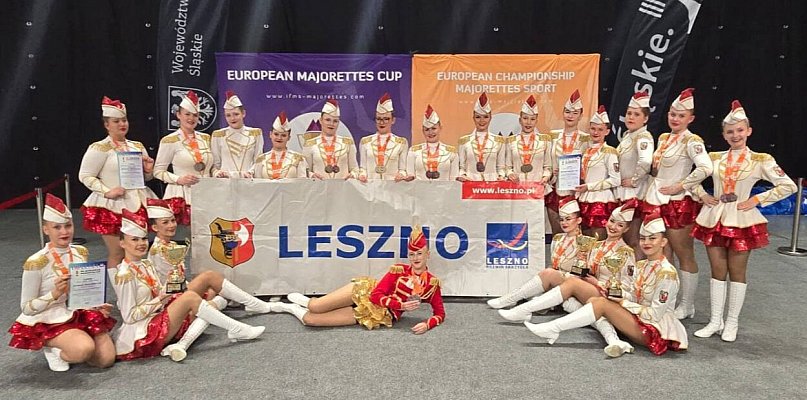 Leszczyńskie mażoretki z medalami na europejskiej arenie (zdjęcia)