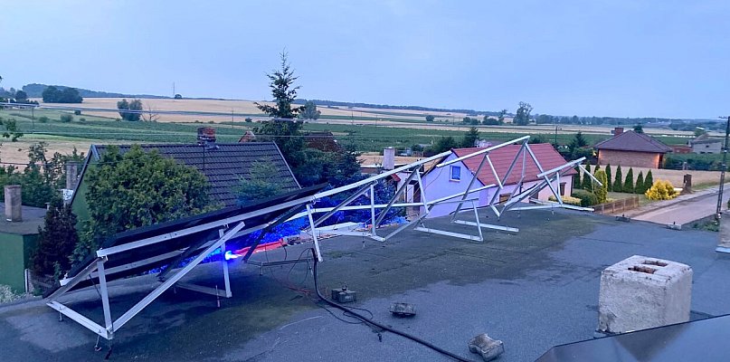 Burza przysporzyła pracy strażakom. Mieli mnóstwo interwencji (zdjęcia)
