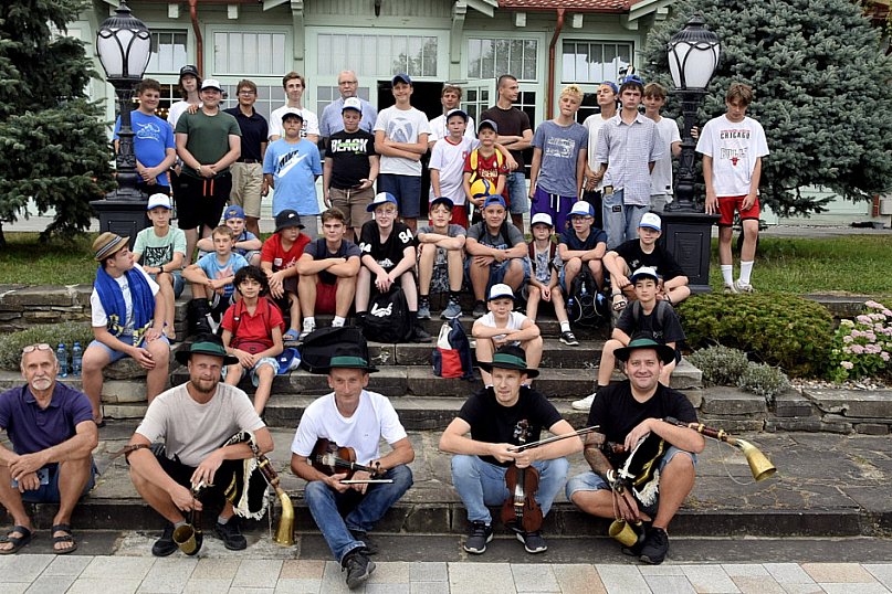 Poznańskie Słowiki ćwiczą w Boszkowie