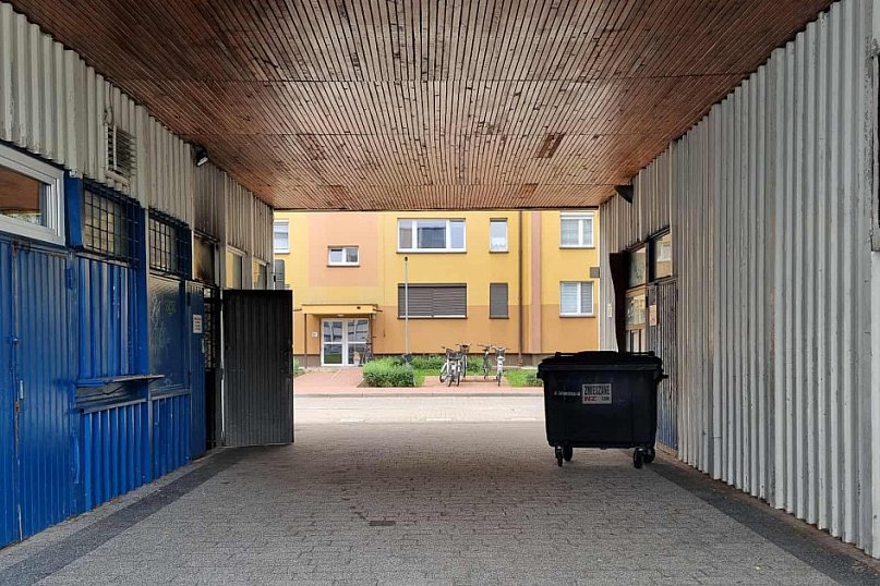 Poranny pożar w Trojce w Lesznie