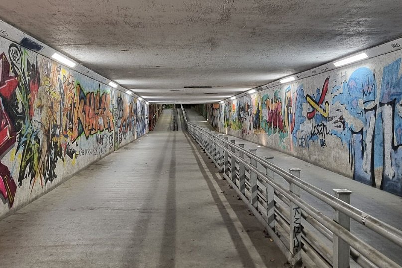 Zadymienie w tunelu pod Al. Konstytucji 3 Maja