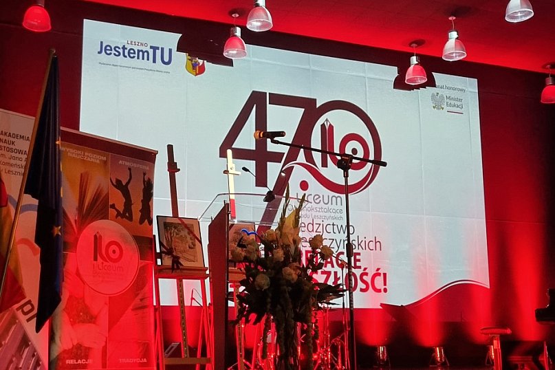 470-lecie I LO w Lesznie