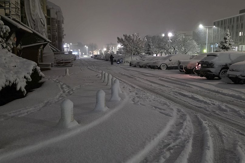 Zima w Lesznie, 26 listopad 2025