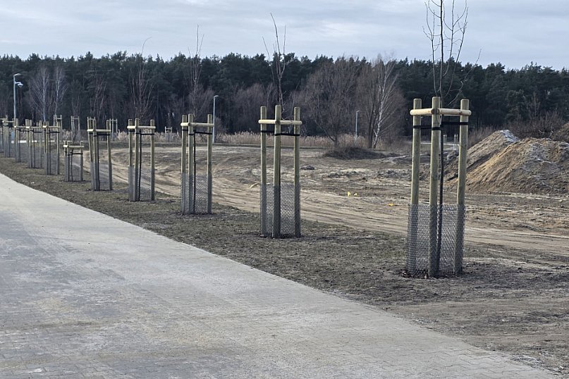 Ścieżka pieszo-rowerowa w Zaborowie