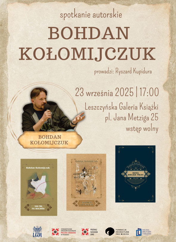 Spotkanie autorskie z Bohdanem Kołomijczukiem