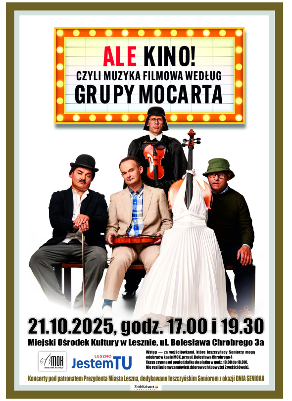 Grupa MoCarta || ALE KINO! || Koncert na Dzień Seniora || g. 17:00