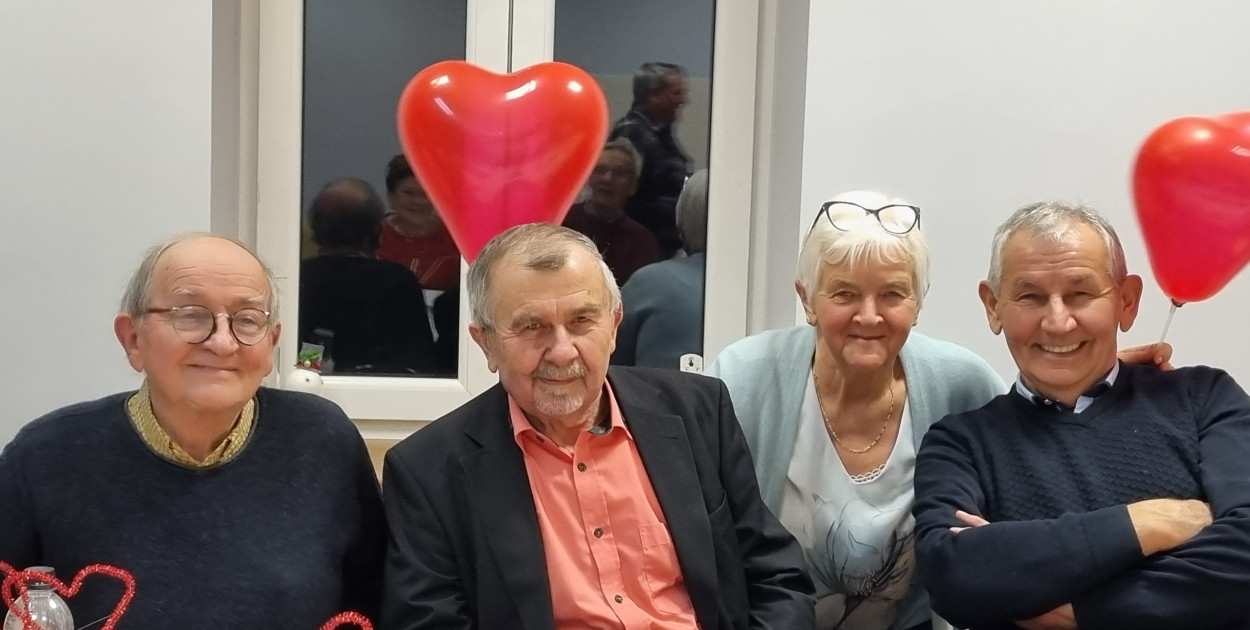 Walentynki u Zaborowian i urodziny prezesa (zdjęcia, film)