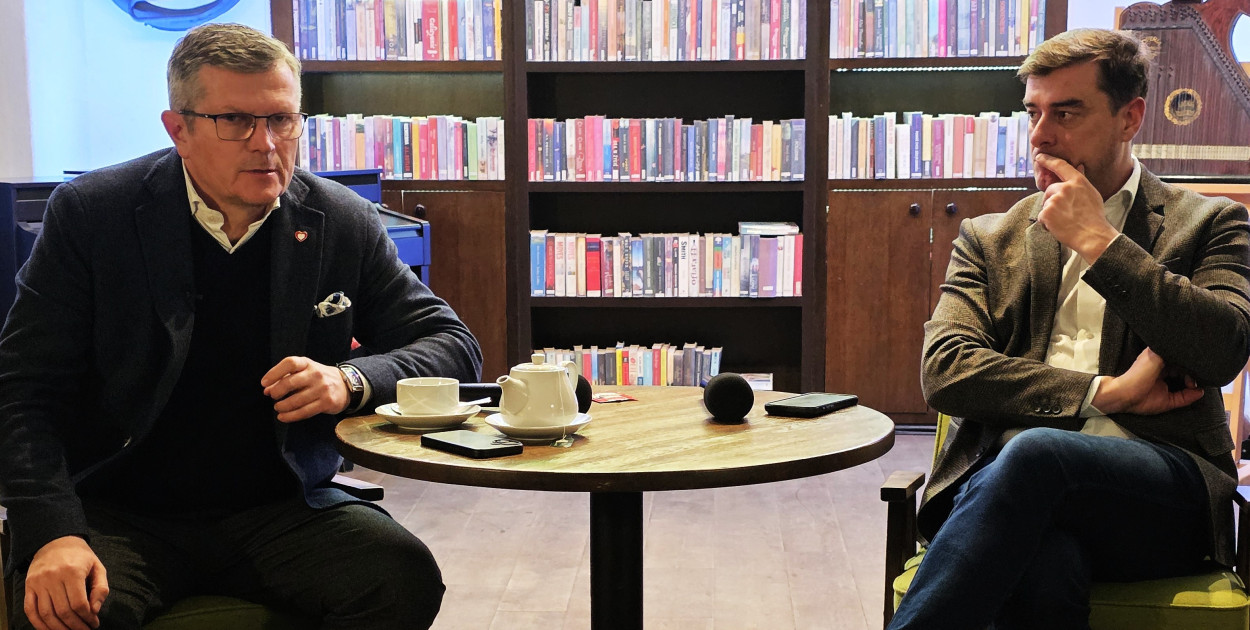 Kandydat na szefa w KO w Wielkopolsce gościł w Lesznie (zdjęcia)