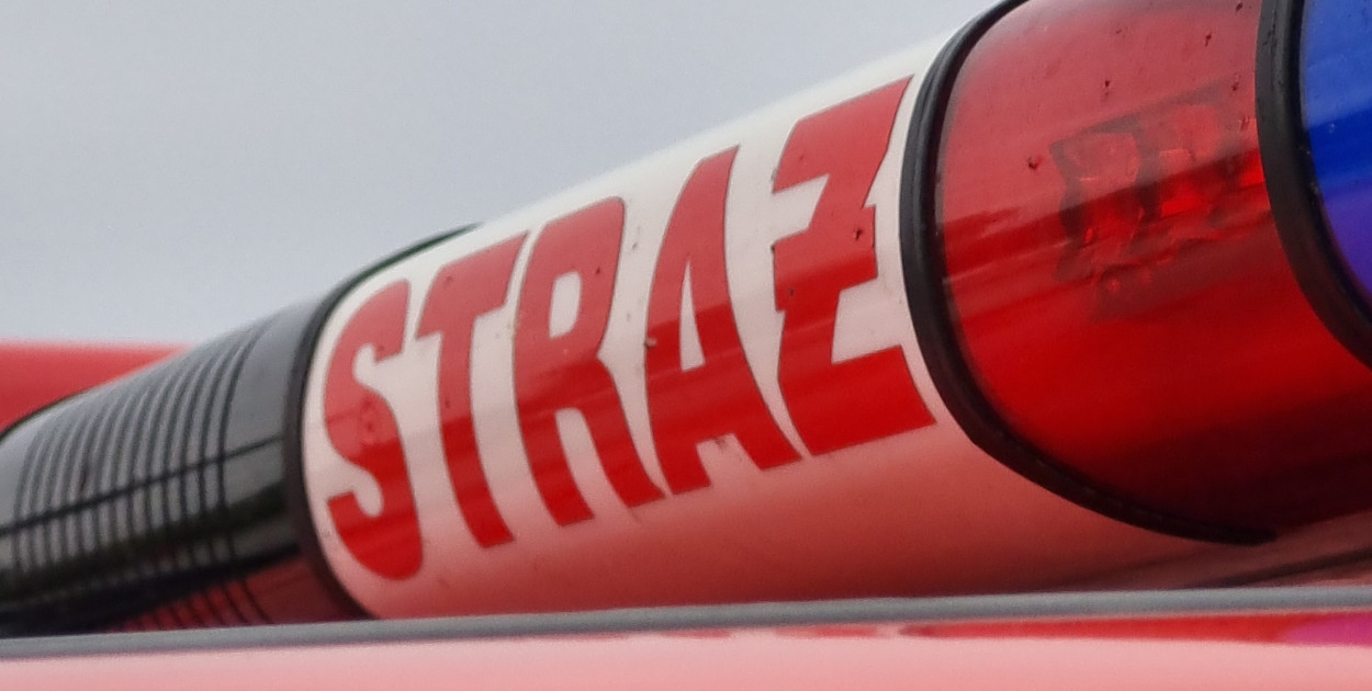 Wypadek na poligonie. Ranny 35-letni mężczyzna trafił do szpitala