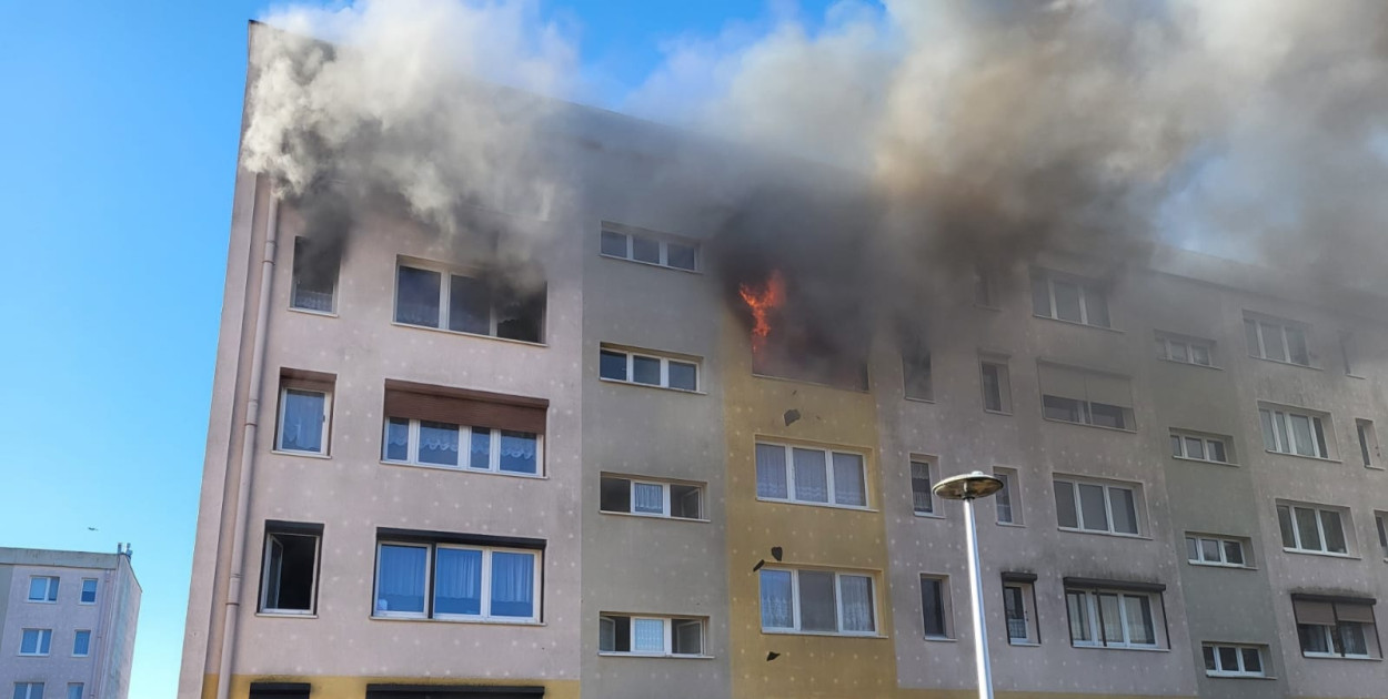 Tragiczny pożar. Mężczyzna walczy o życie. Rodzina liczy na pomoc (zdjęcia)