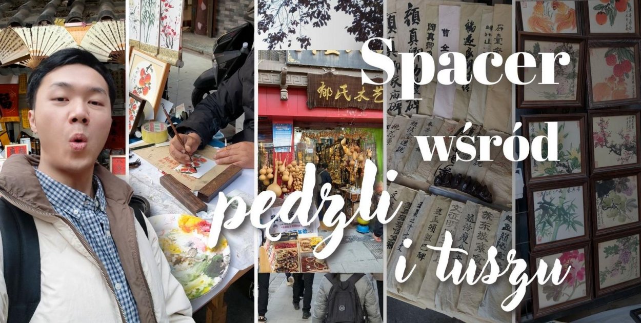 Spacer wśród pędzli i tuszu