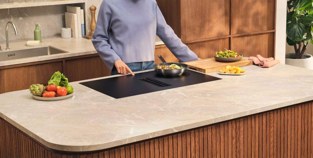 Płyta indukcyjna SaphirMatt® jest odporna, elegancka i łatwa do utrzymania w czyst