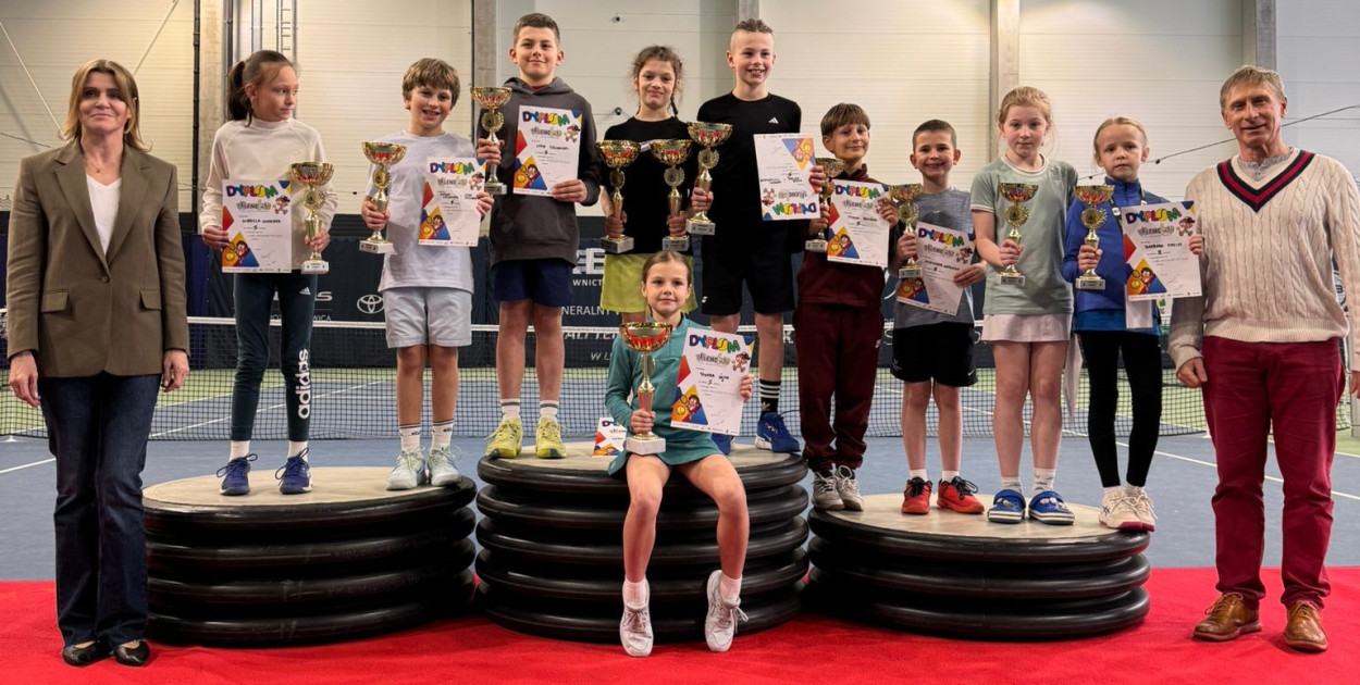 Talenciaki grały w Lesznie. Gość specjalny na kortach Akwawit (zdjęcia)