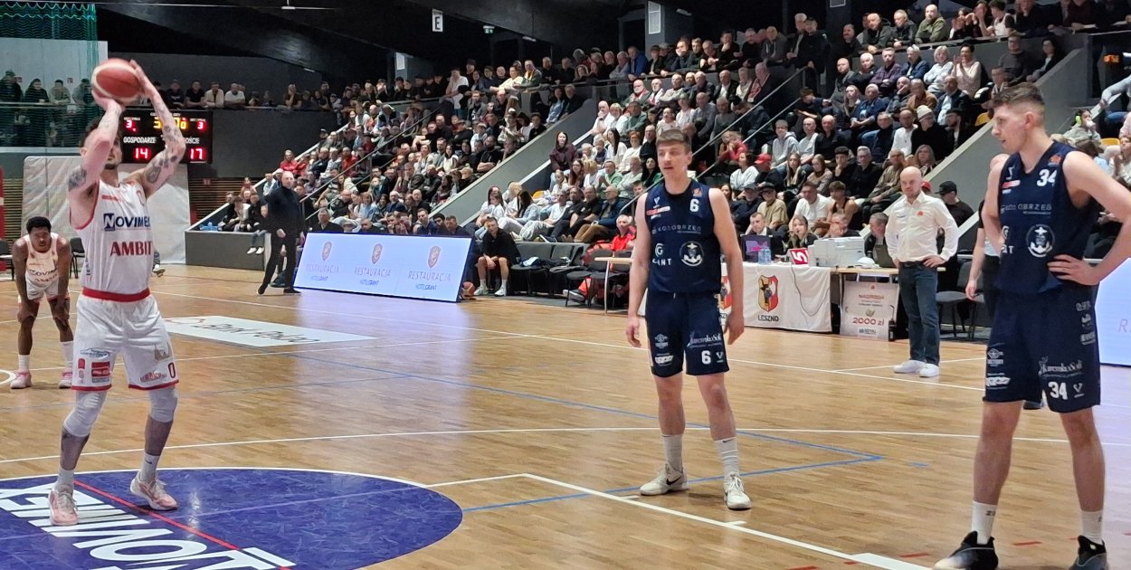 Ostatni mecz koszykarzy Novimex Polonii 1912 Leszno w tym sezonie