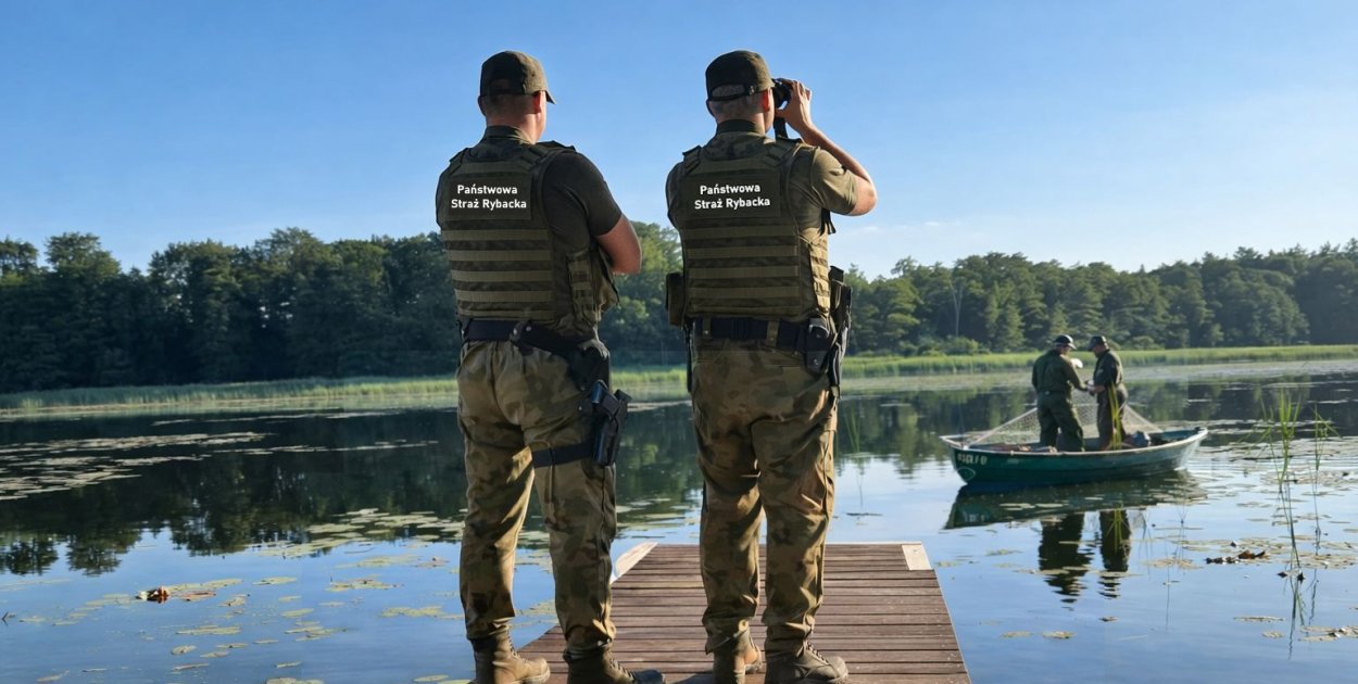 Straż Rybacka zatrzymała dwóch kłusowników. Gdzie założyli sieci i wpadli?