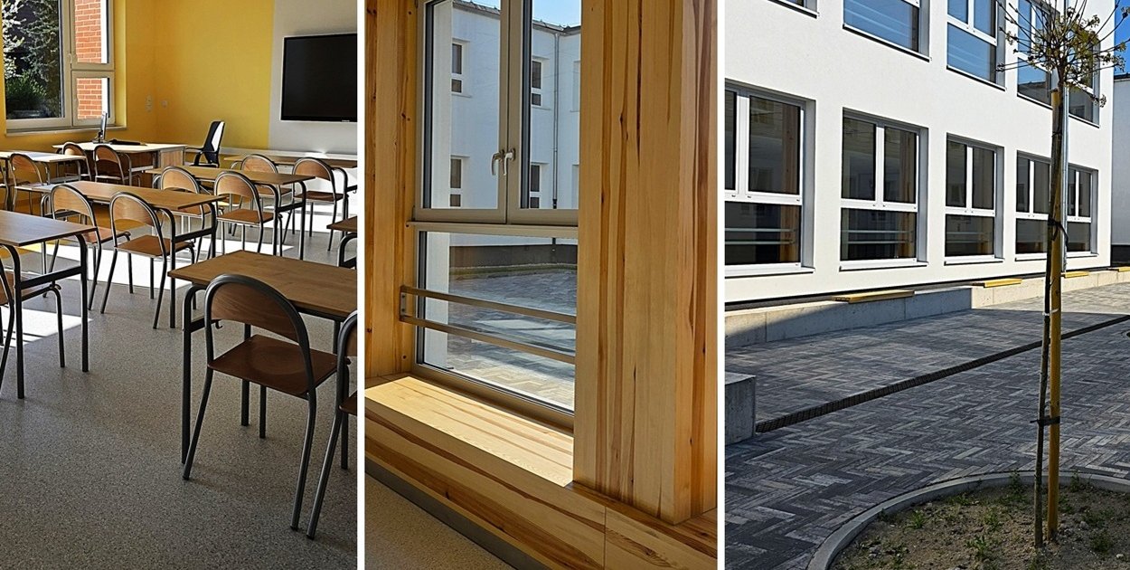 Uczniowie z Wilkowic rozpoczynają naukę w rozbudowanej szkole (zdjęcia)